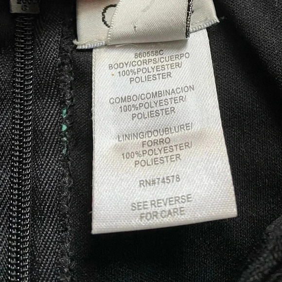 CACHE | Multicolor Sweetheart Spaghetti Strap Mesh Overlay Mini Dress Size 2 - Picture 12 of 12